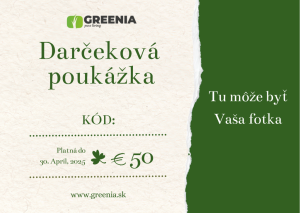 Darčeková poukážka 50 €