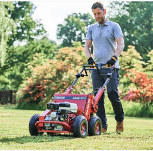 CAMON LA25C1 profesionálny prevzdušňovač (aerifikátor) trávnika Honda GX160 – 40 cm