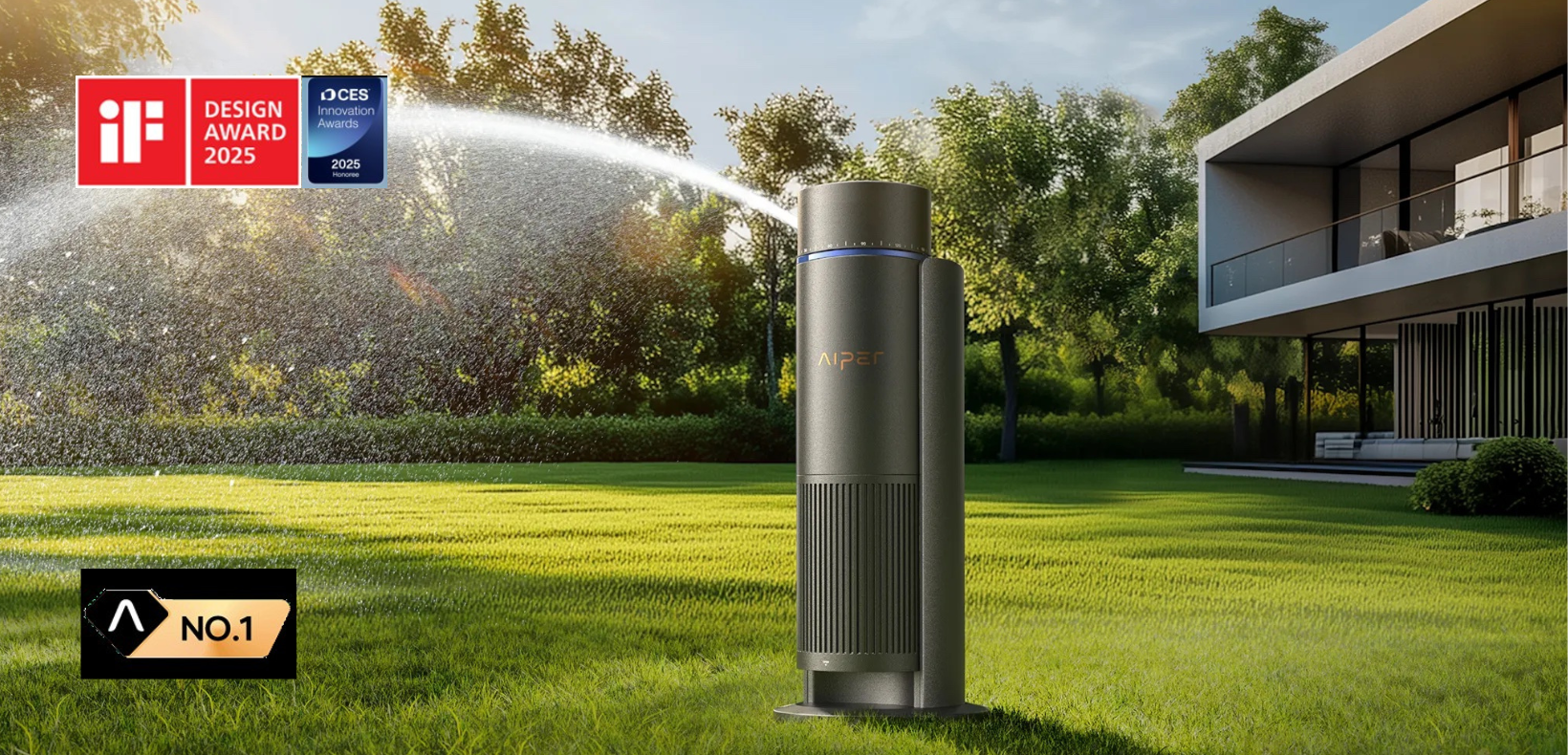 AIPER IrriSense - Inteligentný spôsob zavlažovania trávnika
