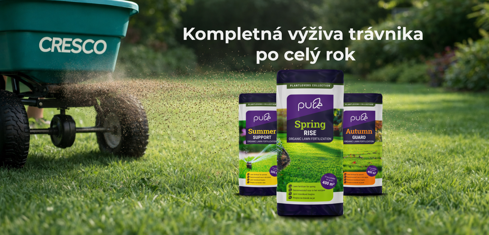 Hnojivá pre trávnik